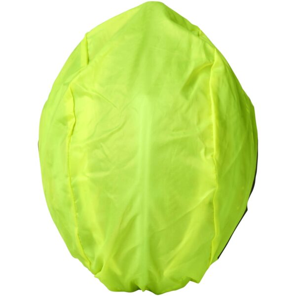 RFX™ André reflective and waterproof helmet cover – Neon yellow front view