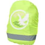 RFX™ William reflective and waterproof bag cover – Neon yellow with logo
