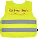 RFX™ Marie XS safety vest with hook&loop for kids age 7-12 – Neon yellow with logo