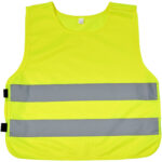 RFX™ Marie XS safety vest with hook&loop for kids age 7-12 – Neon yellow front view