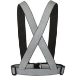 RFX™ Desiree reflective safety harness and west – Solid black back view