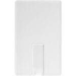 Slim card-shaped 2GB USB flash drive – White extra view