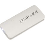 Spare 10.000 mAh power bank – White with logo