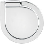 Cell aluminium ring phone holder – Silver front view