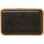 Wooden 3W speaker with wireless charging pad – Wood front view