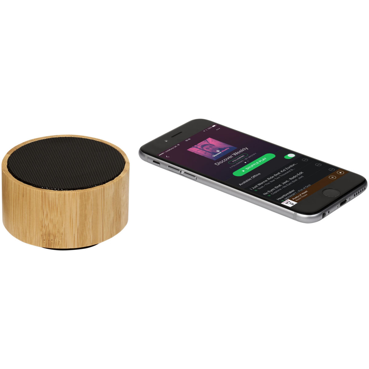 Cosmos bamboo Bluetooth® speaker – Natural extra view