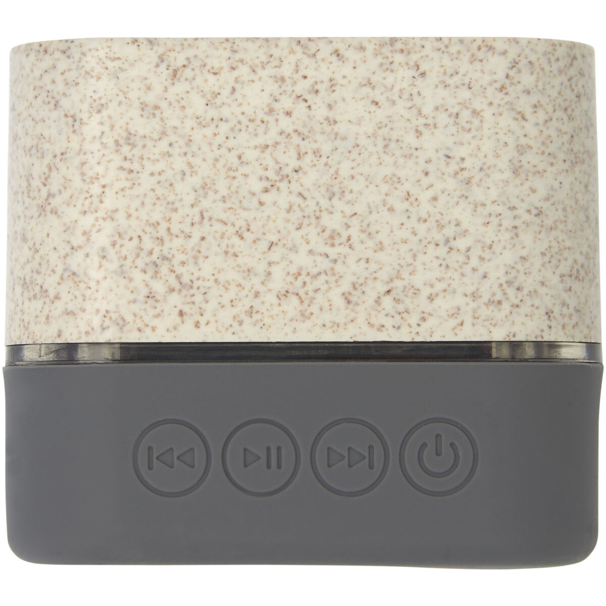 Aira wheat straw Bluetooth® speaker – Beige front view