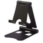 Rise foldable phone stand – Solid black extra view
