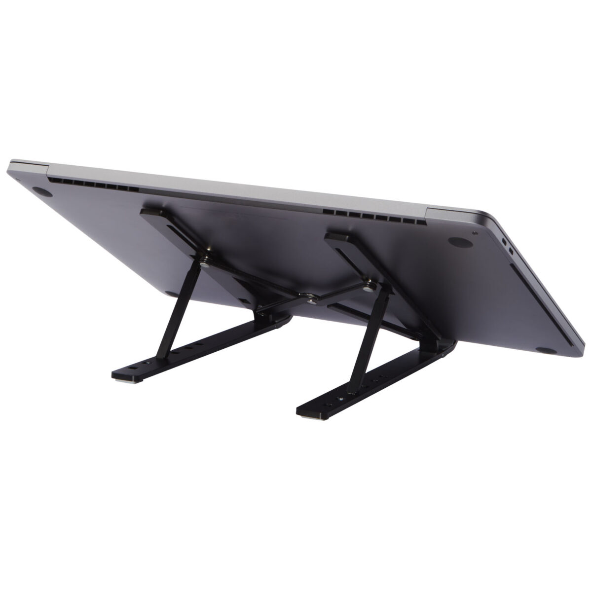 Rise foldable laptop stand – Solid black extra view