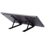 Rise foldable laptop stand – Solid black extra view