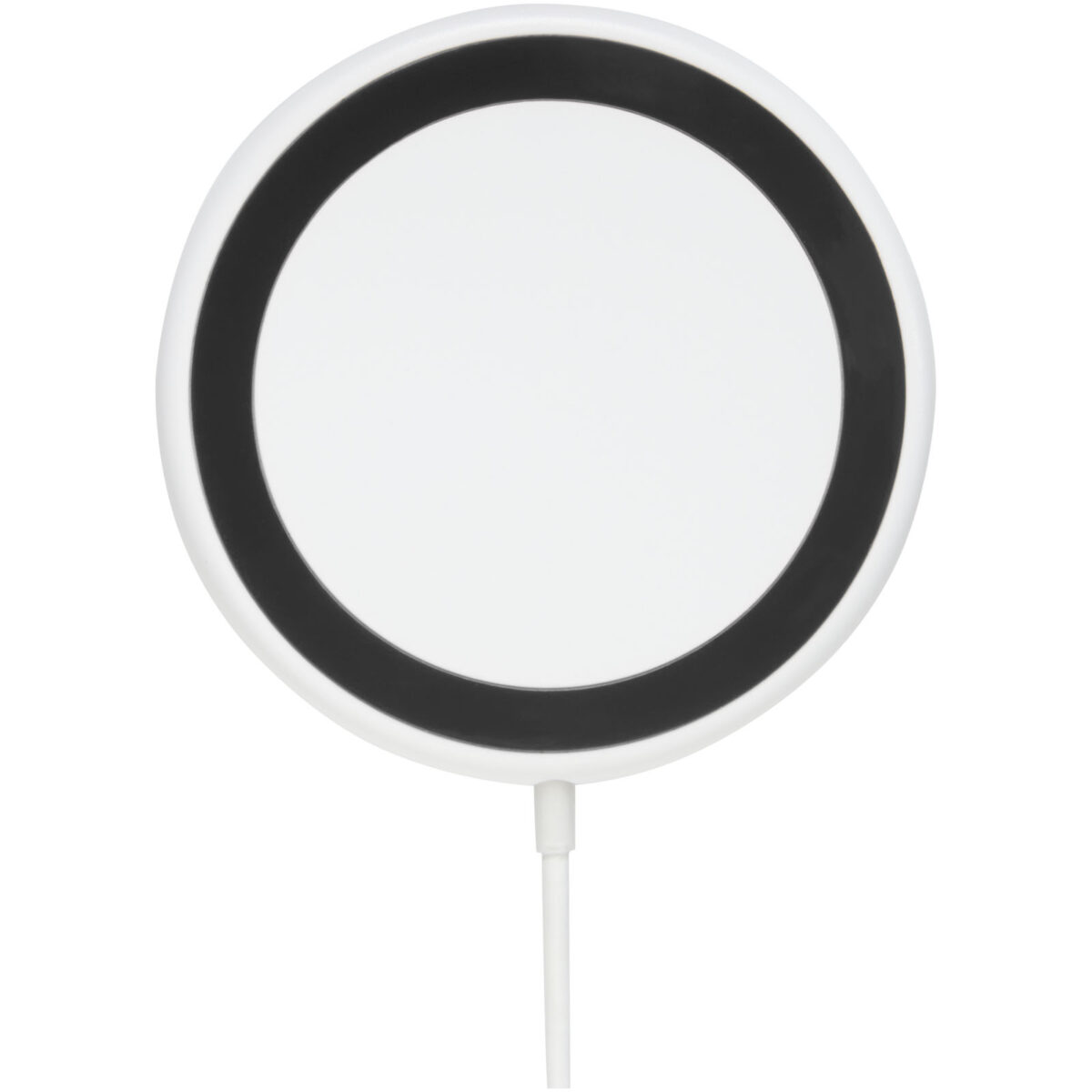 Peak 10W magnetic wireless charging pad – Solid black front view
