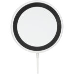 Peak 10W magnetic wireless charging pad – Solid black front view