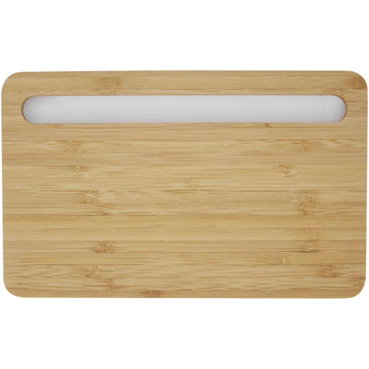 Medake 10W bamboo wireless charger – Beige front view