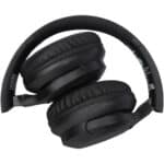 Loop recycled plastic Bluetooth® headphones – Solid black extra view