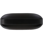 Hybrid premium True Wireless earbuds – Solid black front view