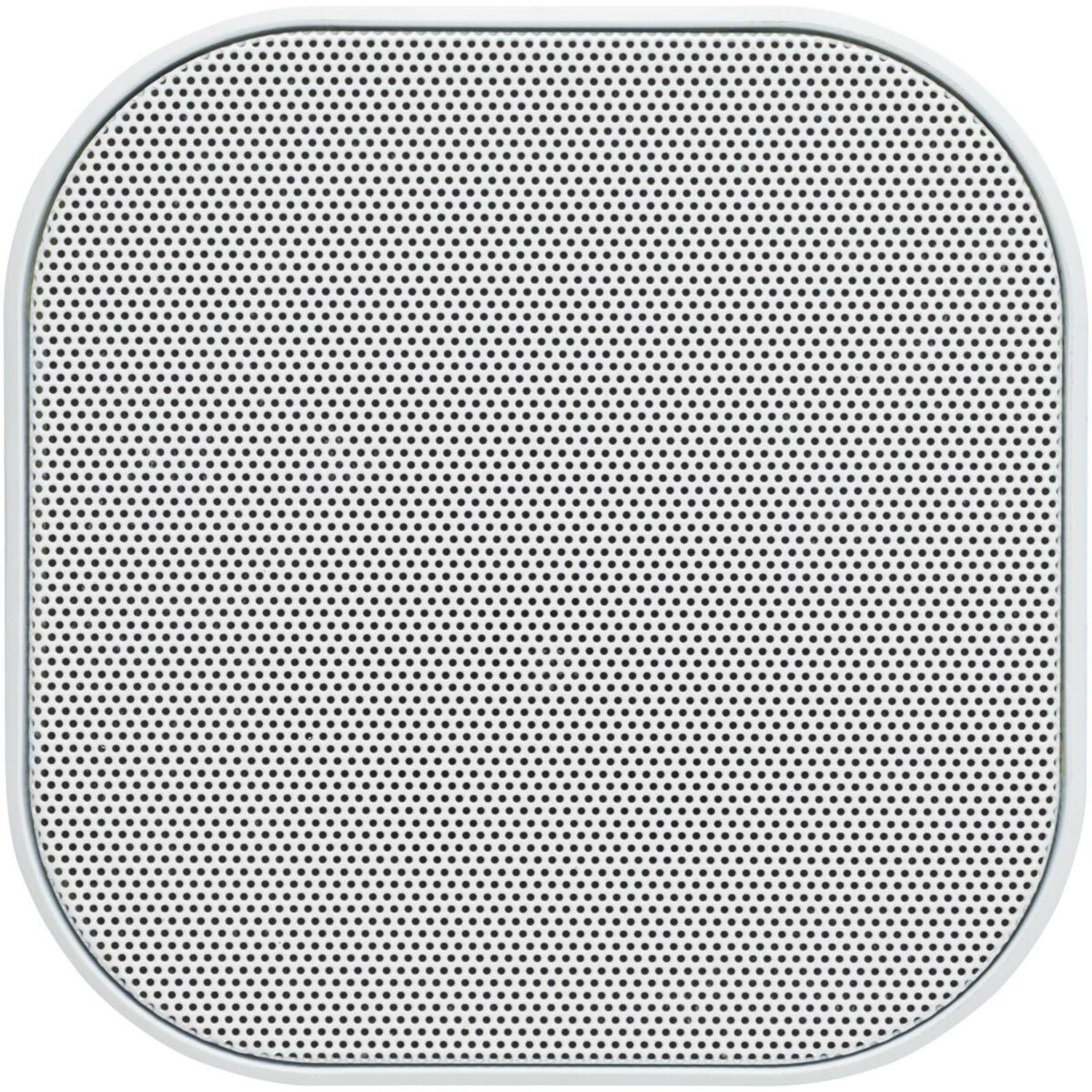Stark 2.0 3W mini RCS recycled plastic Bluetooth® speaker – White front view