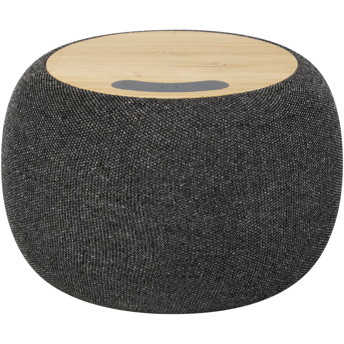 Ecofiber bamboo/RPET Bluetooth® speaker and wireless charging pad – Natural extra view