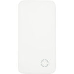 Slender 4000 mAh slim dual power bank – White front view