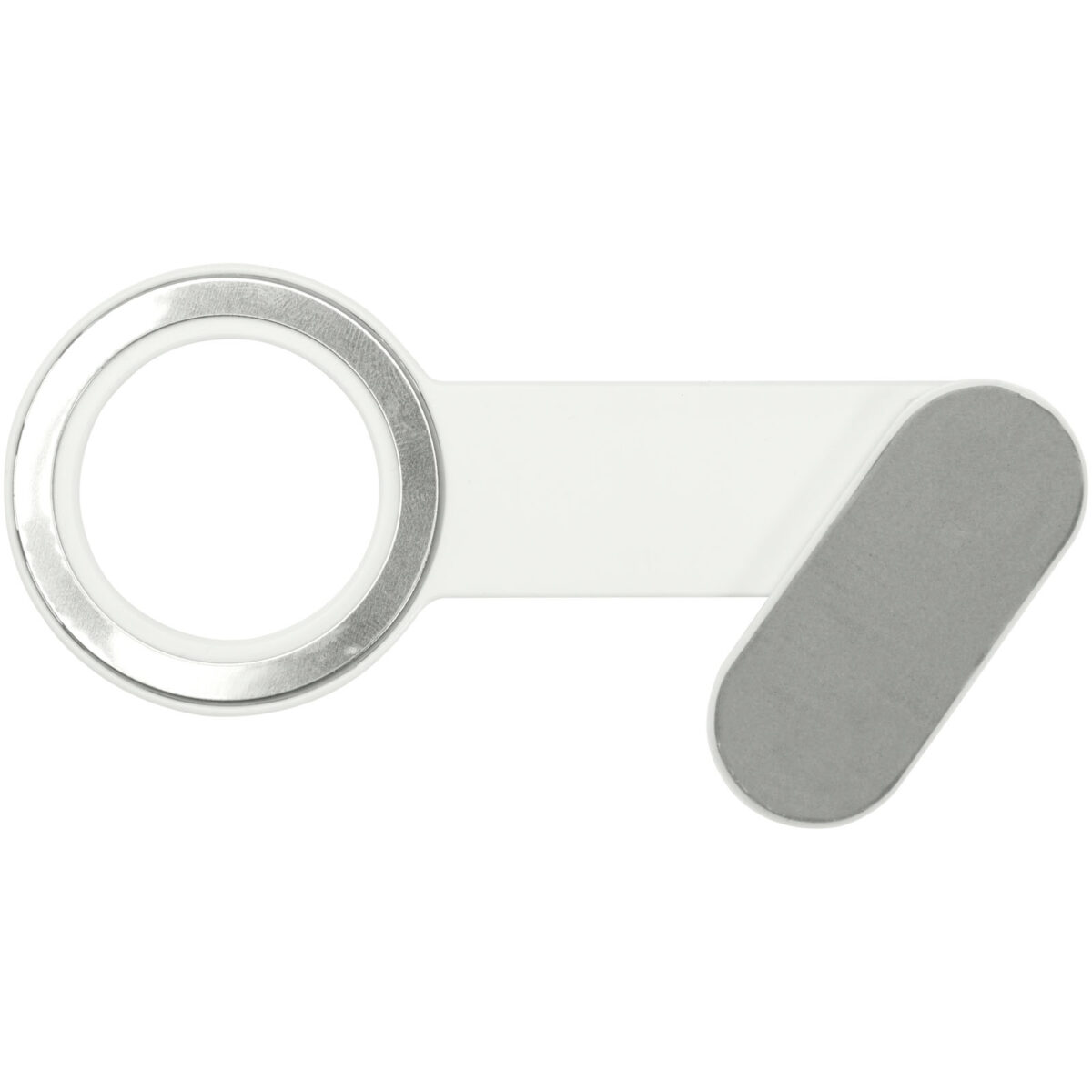 Hook recycled plastic desktop phone holder – White back view