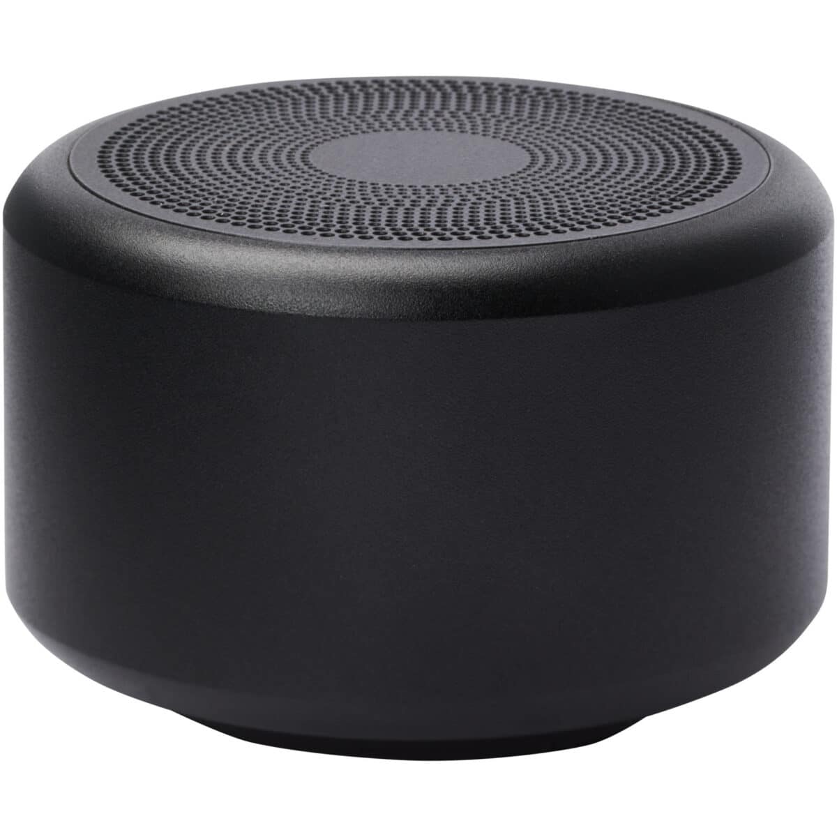 Rise 3W RCS recycled aluminium Bluetooth® mini speaker – Solid black extra view