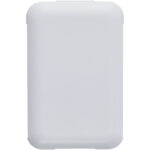 Savvy recycled plastic modular charging cable with phone holder – White front view