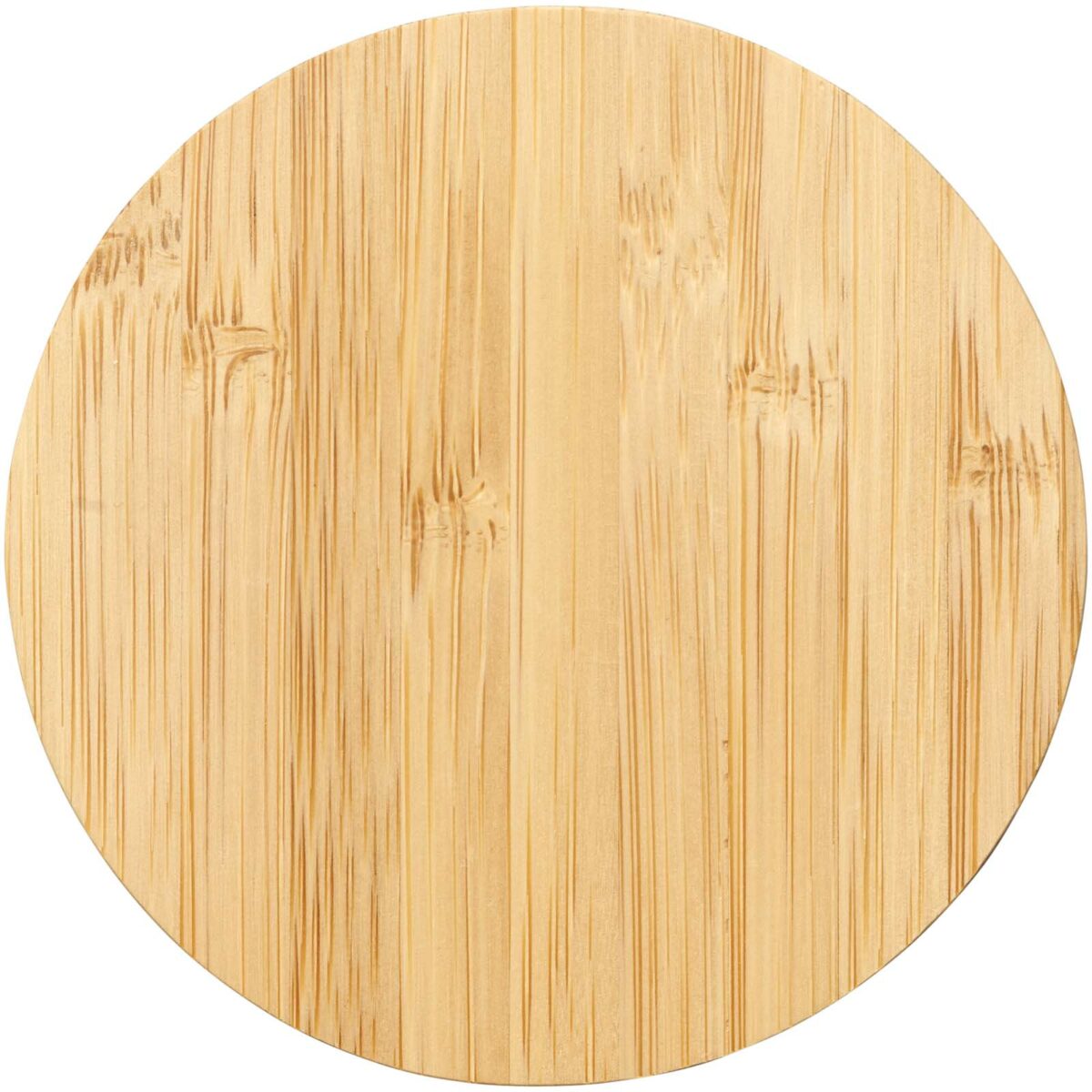 Essence 15W bamboo wireless charging pad – Wood front view