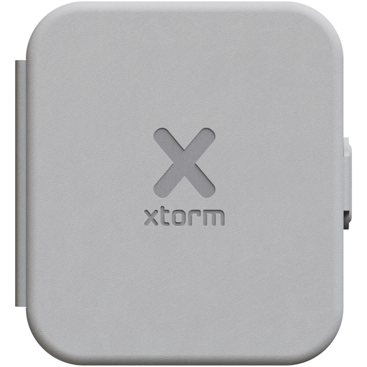 Xtorm XWF21 15W foldable 2-in-1 wireless travel charger – Grey front view