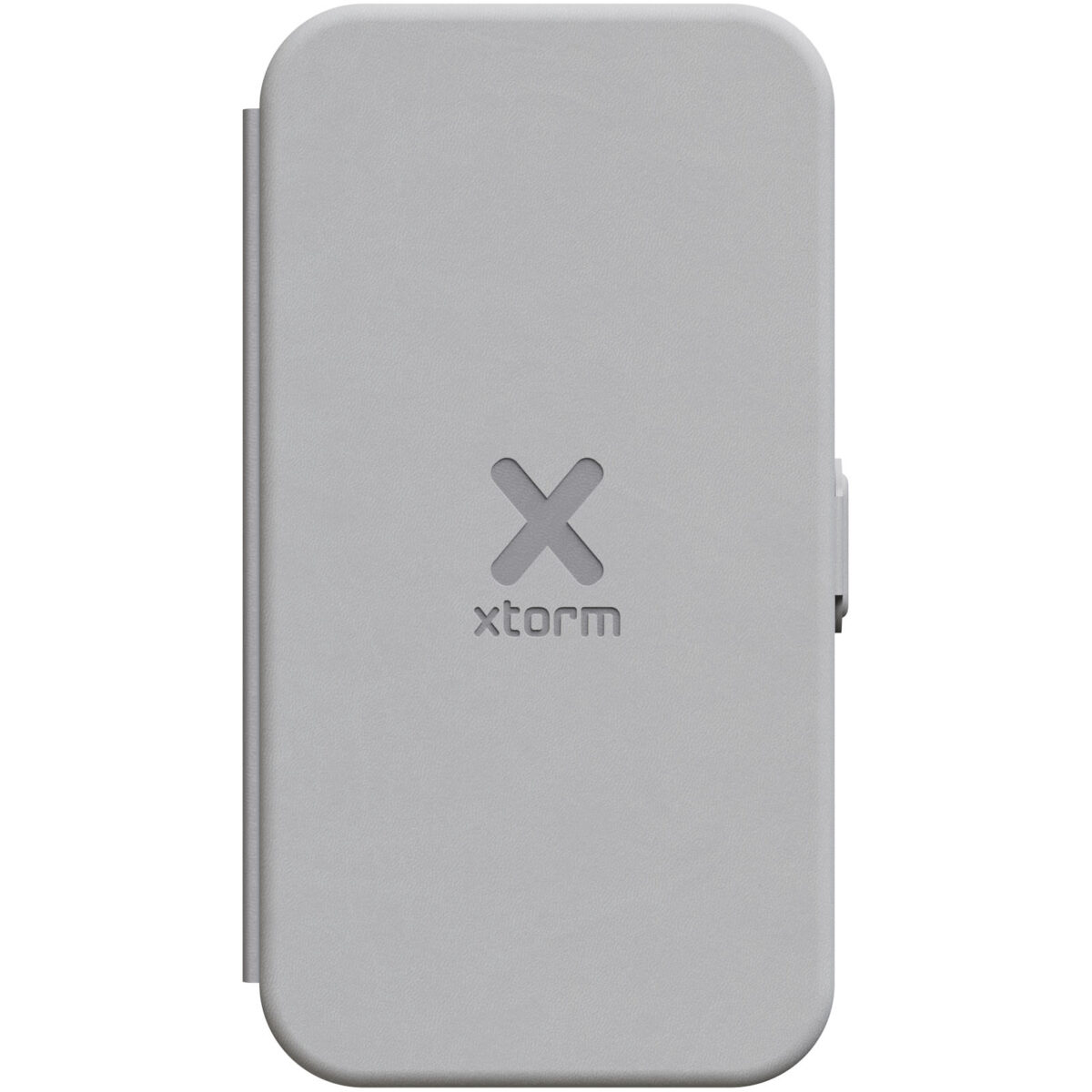 Xtorm XWF31 15W foldable 3-in-1 wireless travel charger – Grey front view