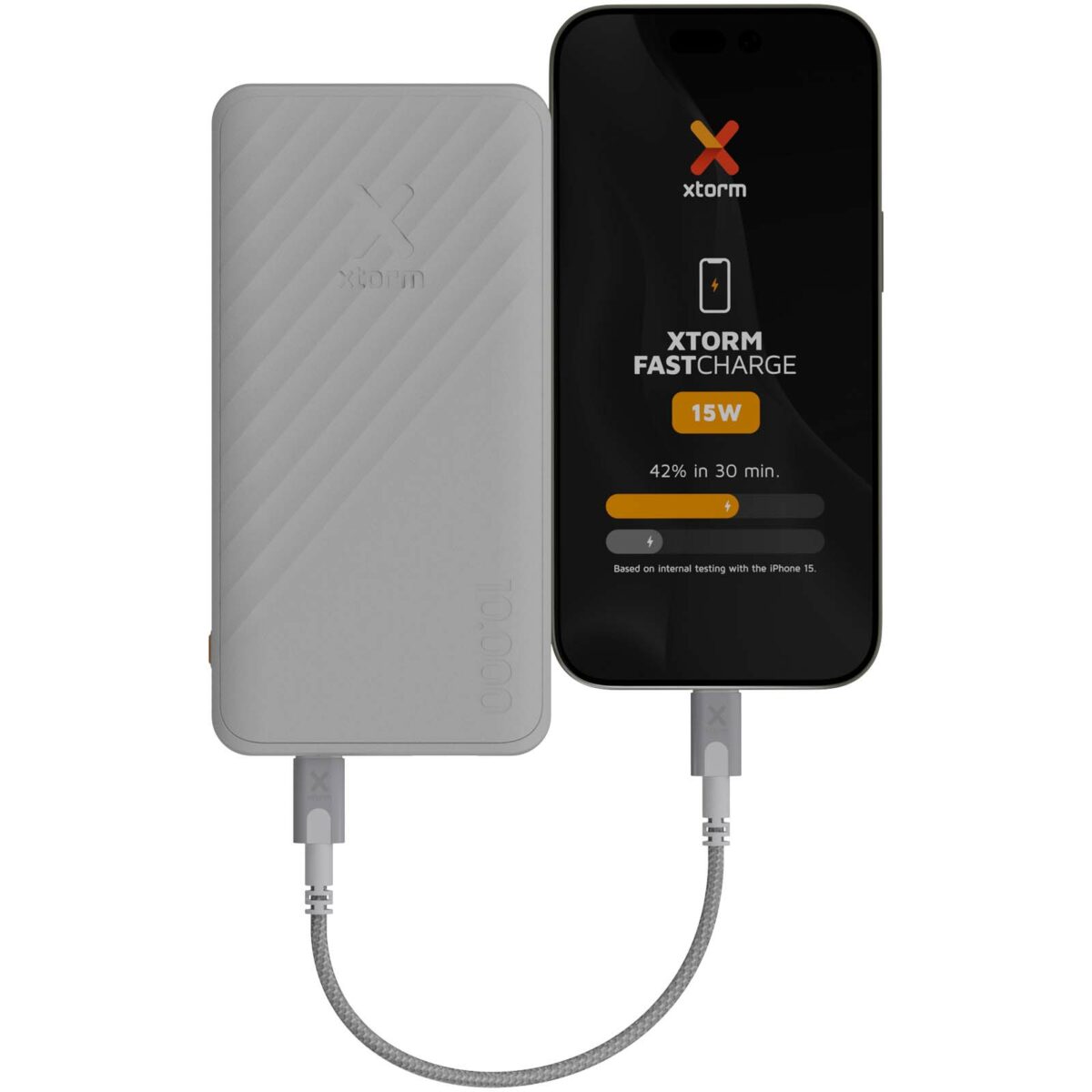 Xtorm XG210 Go2 15W 10.000 mAh fast charge power bank – White extra view