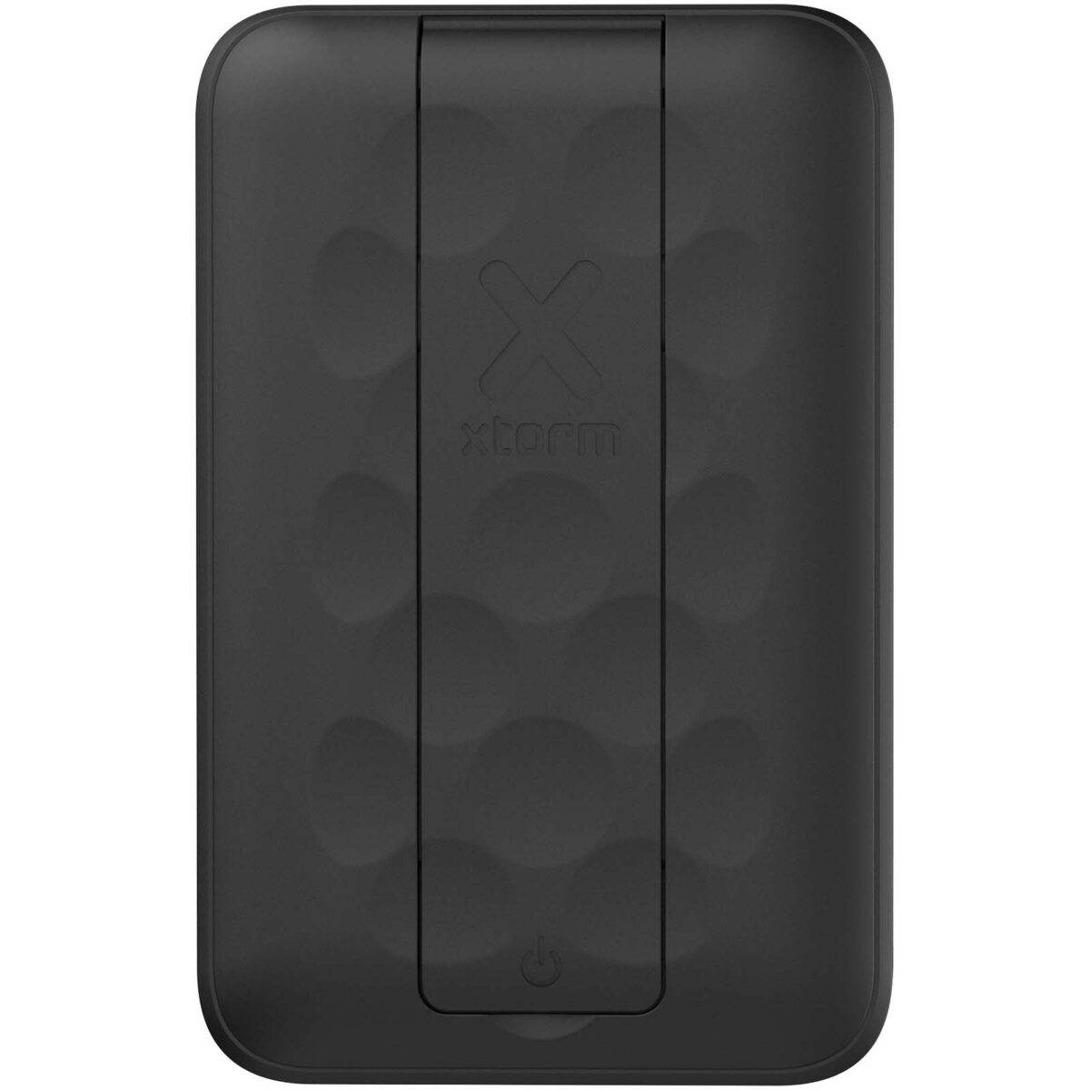 Xtorm FS5W101 10.000 mAh magnetic wireless power bank – Solid black back view