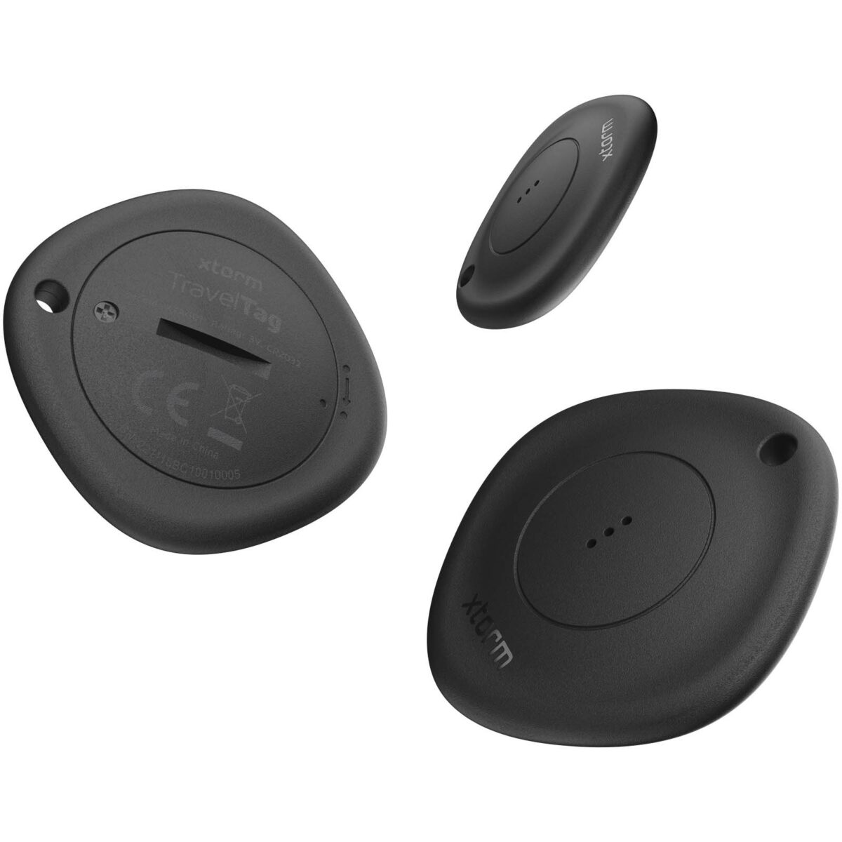 Xtorm XTAG01 3-piece travel tag – Solid black extra view