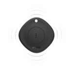Xtorm XTAG01 3-piece travel tag – Solid black front view