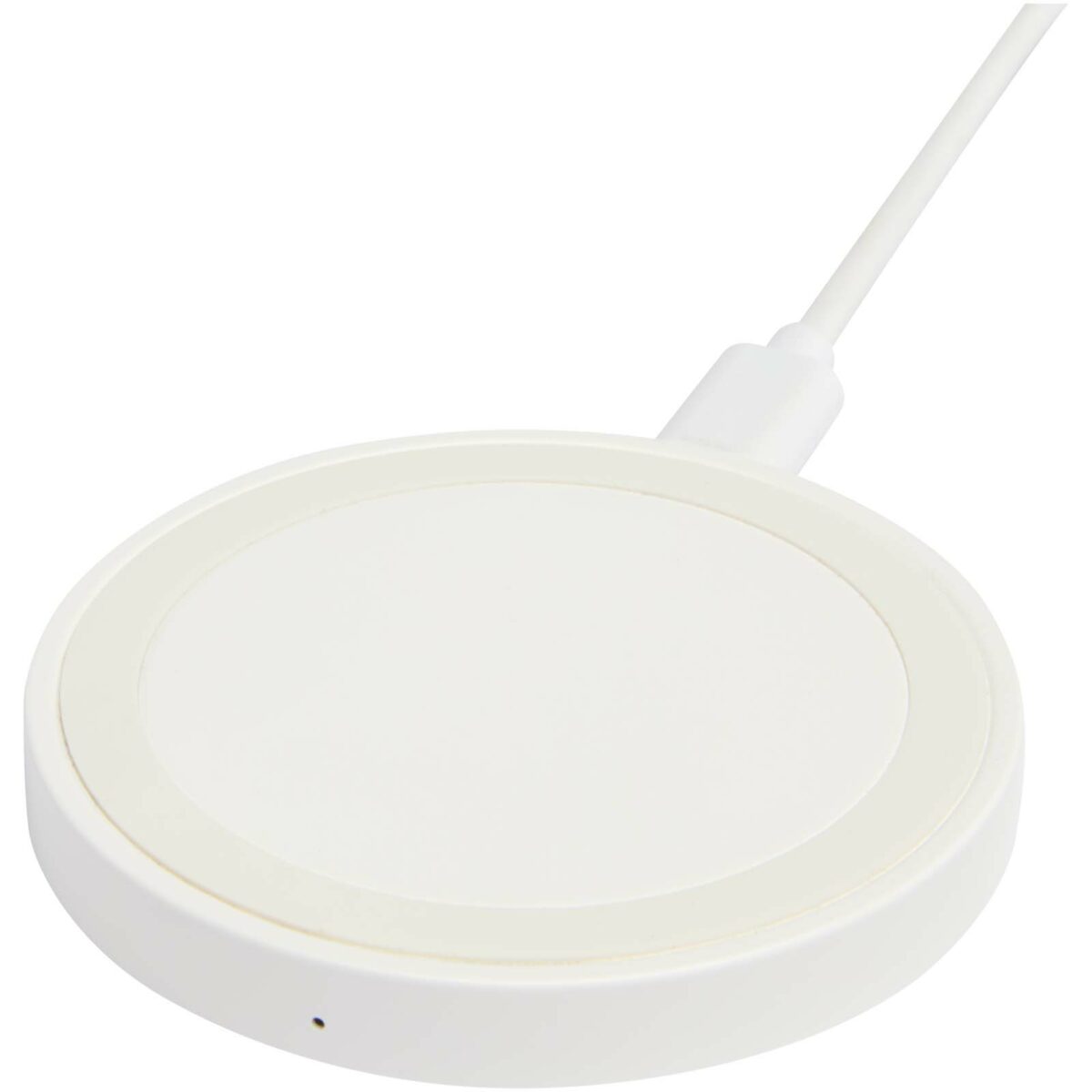 Freal 15W recycled plastic wireless charging pad – White extra view