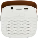 Diya 3W wireless recycled plastic speaker – White back view