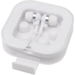 Dofida wired Type-C earbuds with recycled plastic storage box – White extra view
