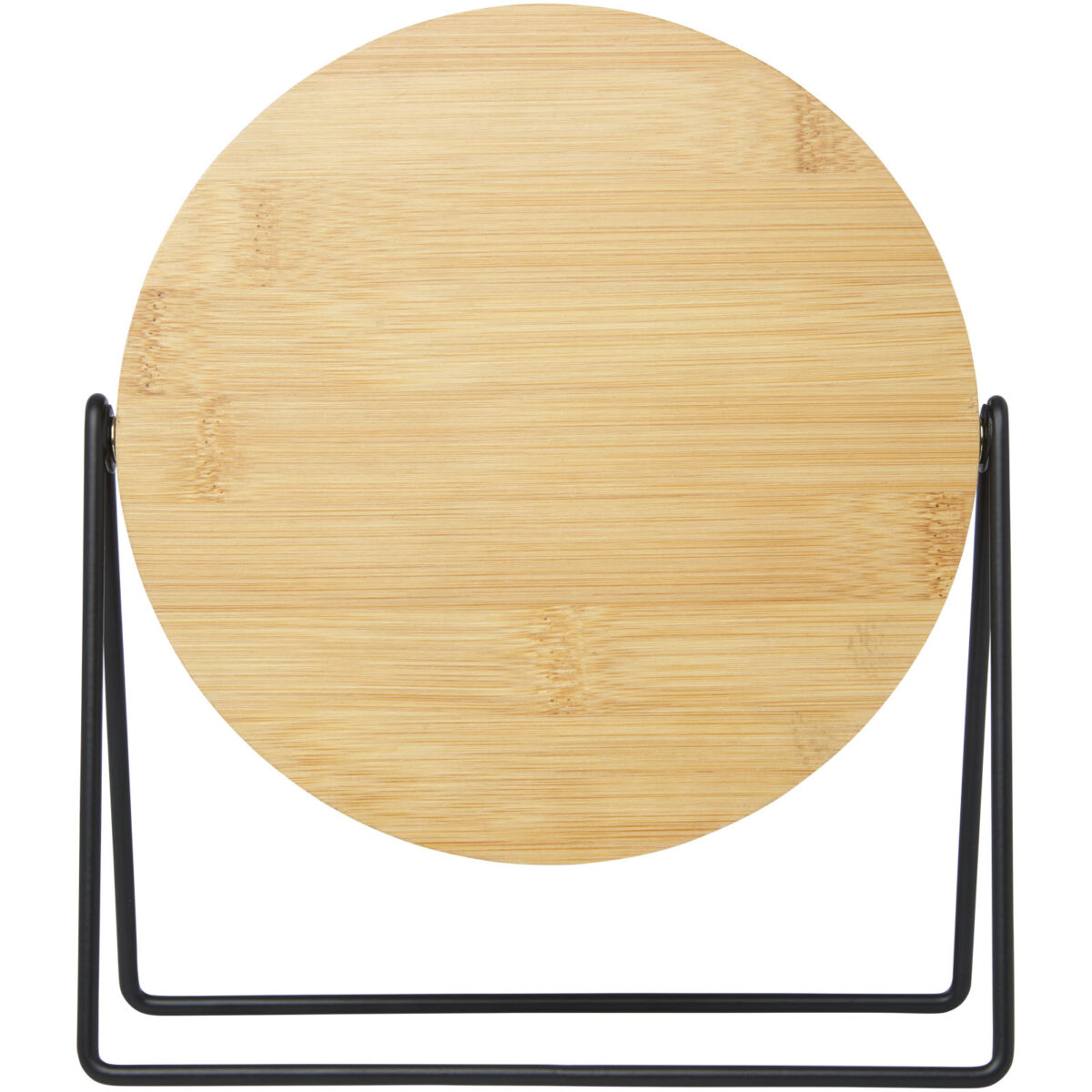 Hyrra bamboo standing mirror – Natural back view