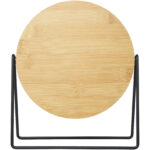 Hyrra bamboo standing mirror – Natural back view