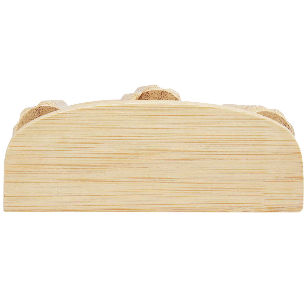 Venis bamboo foot massager – Natural front view