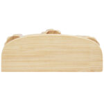 Venis bamboo foot massager – Natural front view