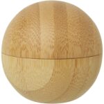 Esme lip balm – Wood front view