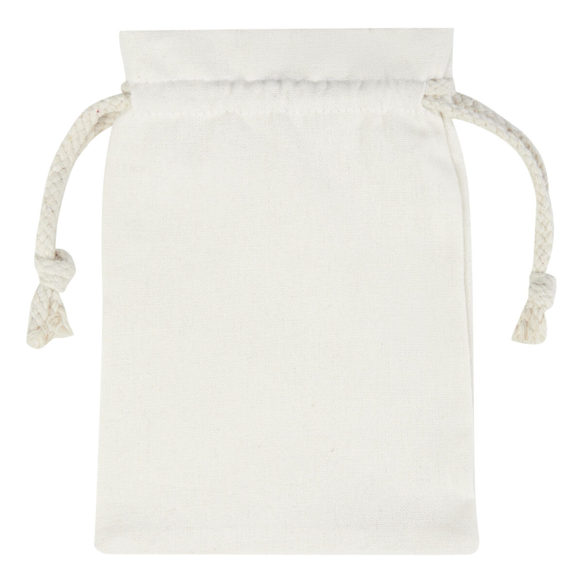 Denise wooden skipping rope in cotton pouch – Off white front view