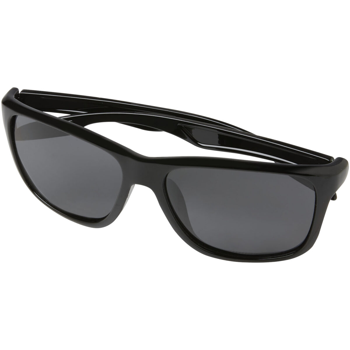 Eiger polarized sunglasses in recycled PET casing – Solid black extra view