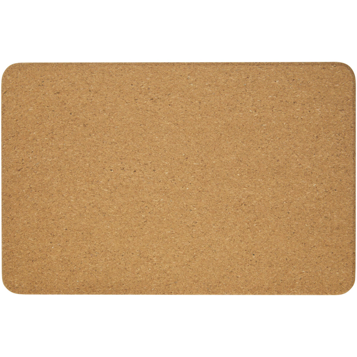 Trikona cork yoga brick – Natural front view