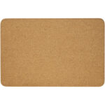 Trikona cork yoga brick – Natural front view