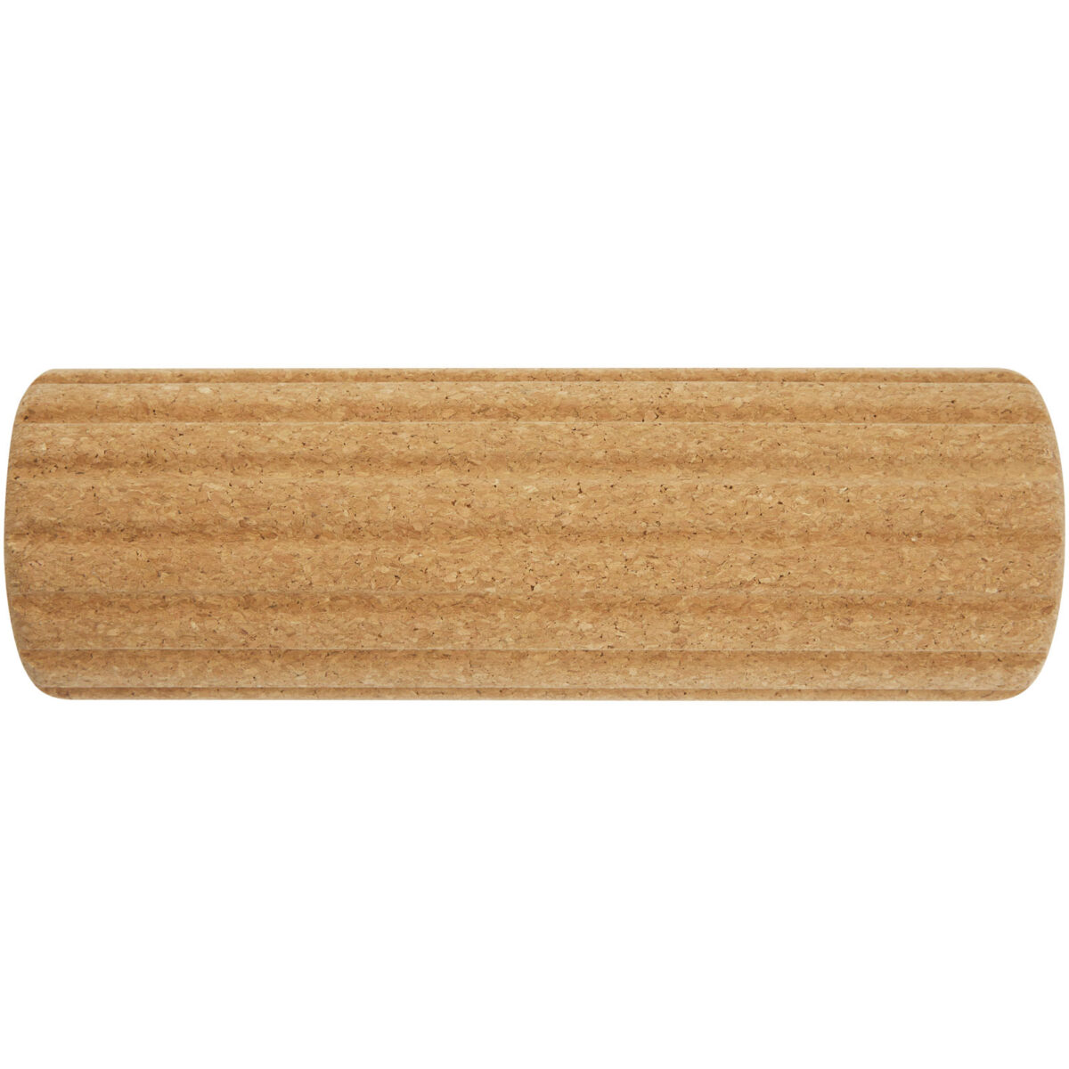 Trikona cork yoga roller – Natural front view