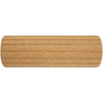 Trikona cork yoga roller – Natural front view