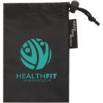 Virabha RPET yoga strap – Red with logo