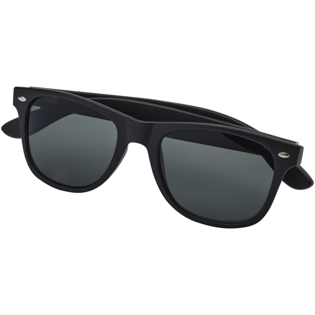Arlo bamboo sunglasses with black coating – Solid black extra view