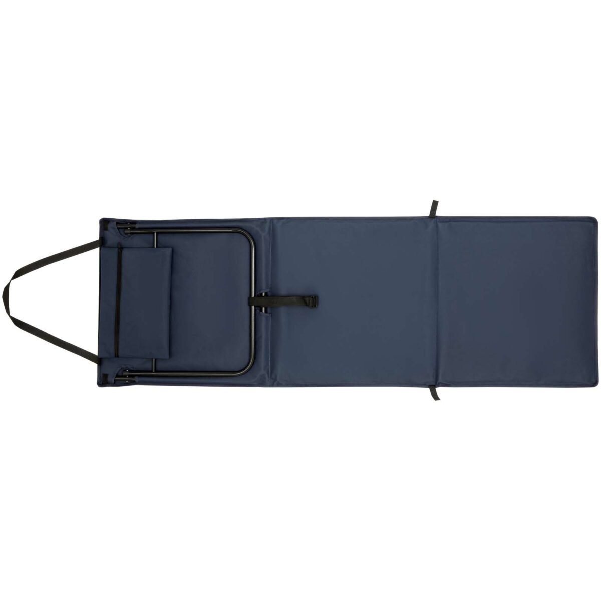 Serene beach lounger – Blue front view