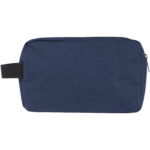 Ross GRS RPET toiletry bag 1.5L – Heather navy back view